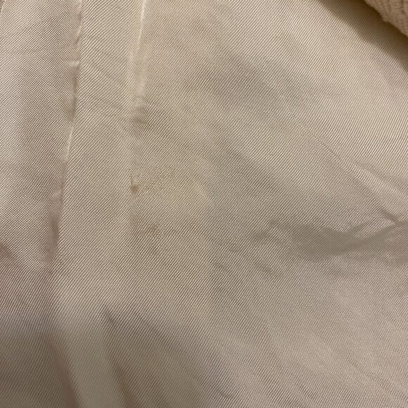 Moschino Vintage Cream Wool Coat Size 8 - Picture 15 of 15